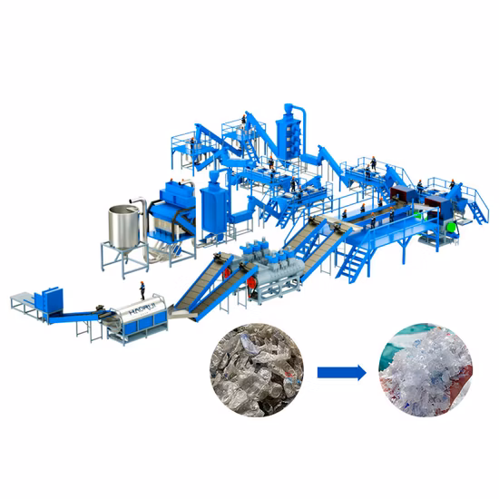 Plastikflaschen-Recycling-Ausrüstung, Wäscheleine für Haustierflocken