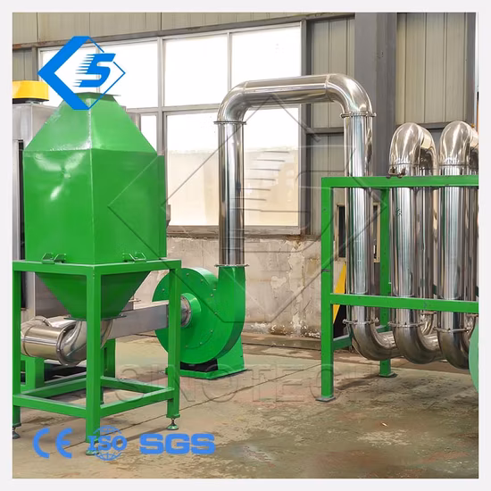 Sinotech PET-Flaschen-Recycling-Wäscheleine, Kunststoffflocken, Waschen, Trocknen, Recycling-Maschine/Ausrüstung, Kunststoffflocken, Recycling-Waschmaschinen