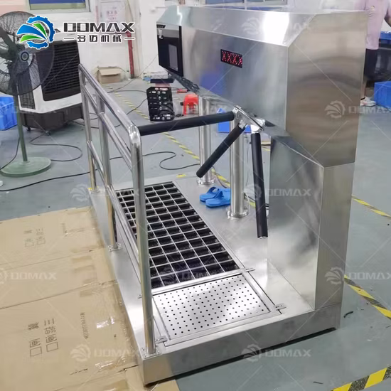 Handwaschanlagen für Schlachtbetriebe mit heißem und kaltem Wasser